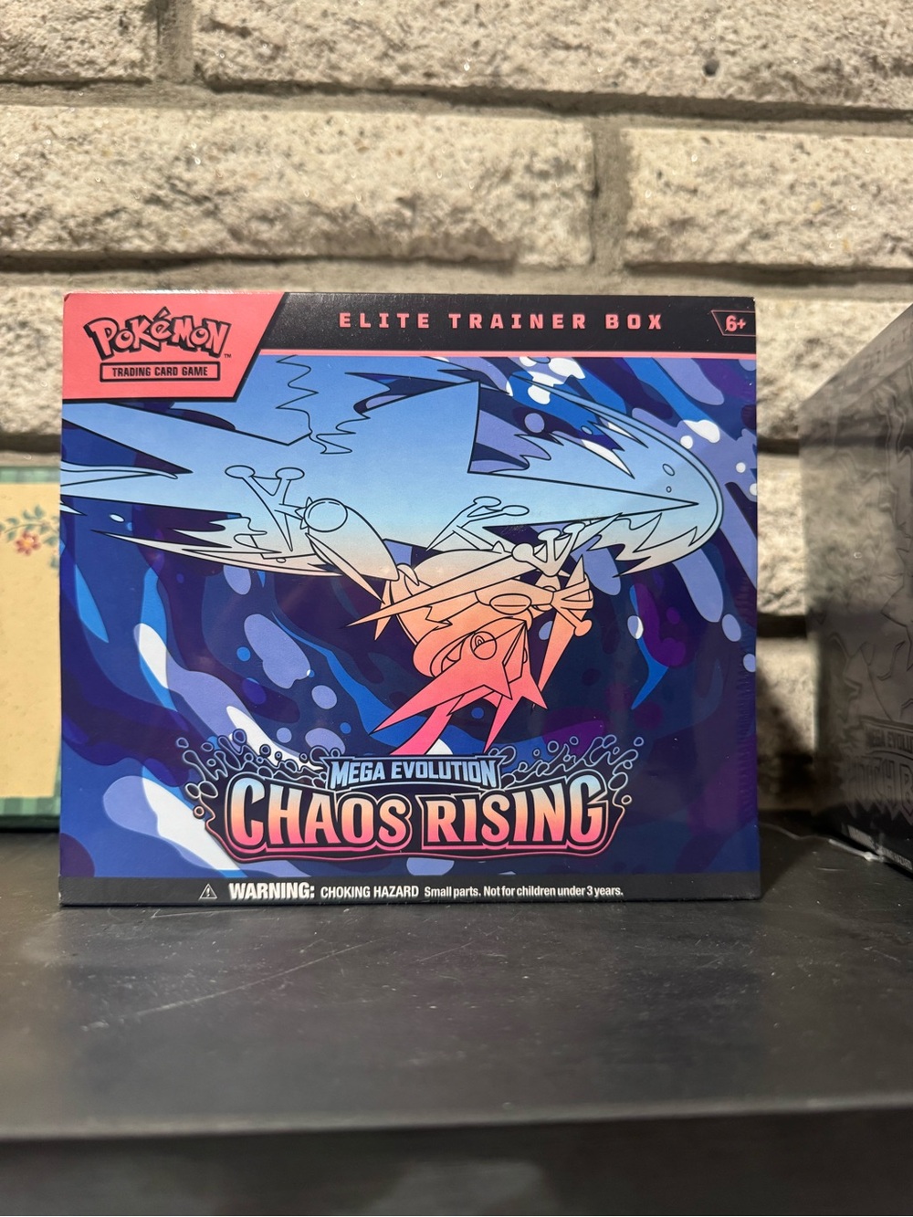 Pokemon Elite Trainer Box - Blue Purple Pink Chaos Rising Artwork